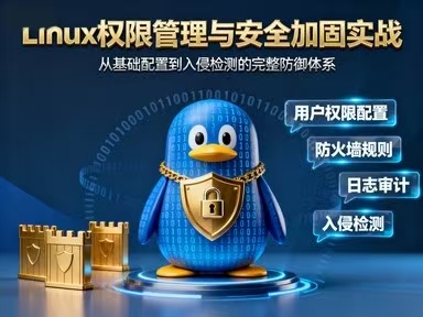 Linux服务器权限管理与安全加固：根治越权操作、入侵检测与访问控制