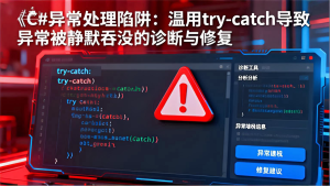 C#异常处理陷阱：滥用try-catch导致异常被静默吞没的诊断与修复-Vc博客