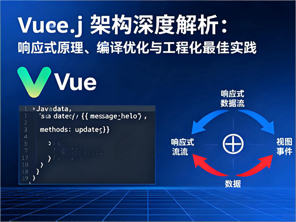 Vue.js架构深度解析：响应式原理、编译优化与工程化最佳实践