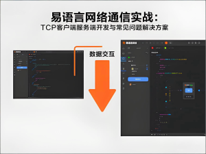 易语言网络通信实战：TCP客户端服务端开发与常见问题解决方案-Vc博客