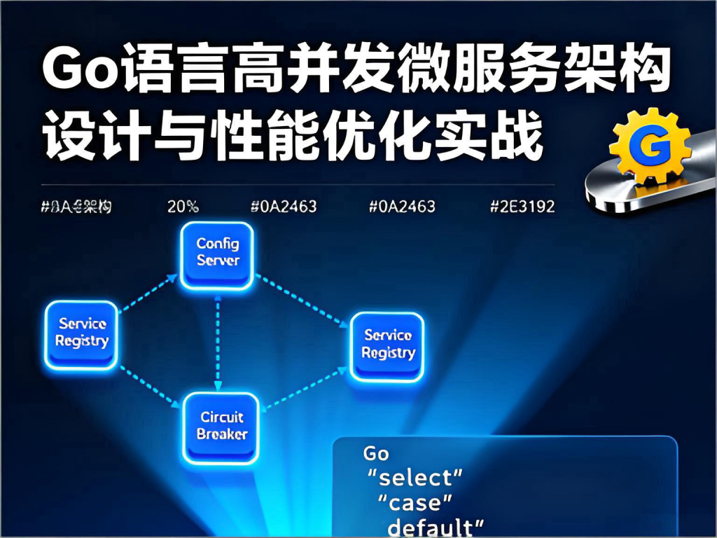 Go语言高并发微服务架构设计实战 - 性能优化与最佳实践深度解析