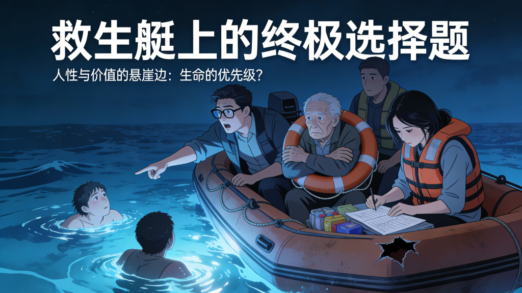 救生艇上的终极选择题：在人性与价值的悬崖边，叩问生命的优先级-Vc博客